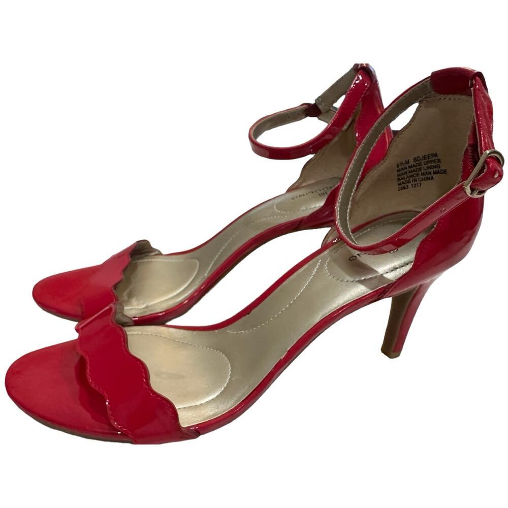 Elegant Red Stiletto Heels